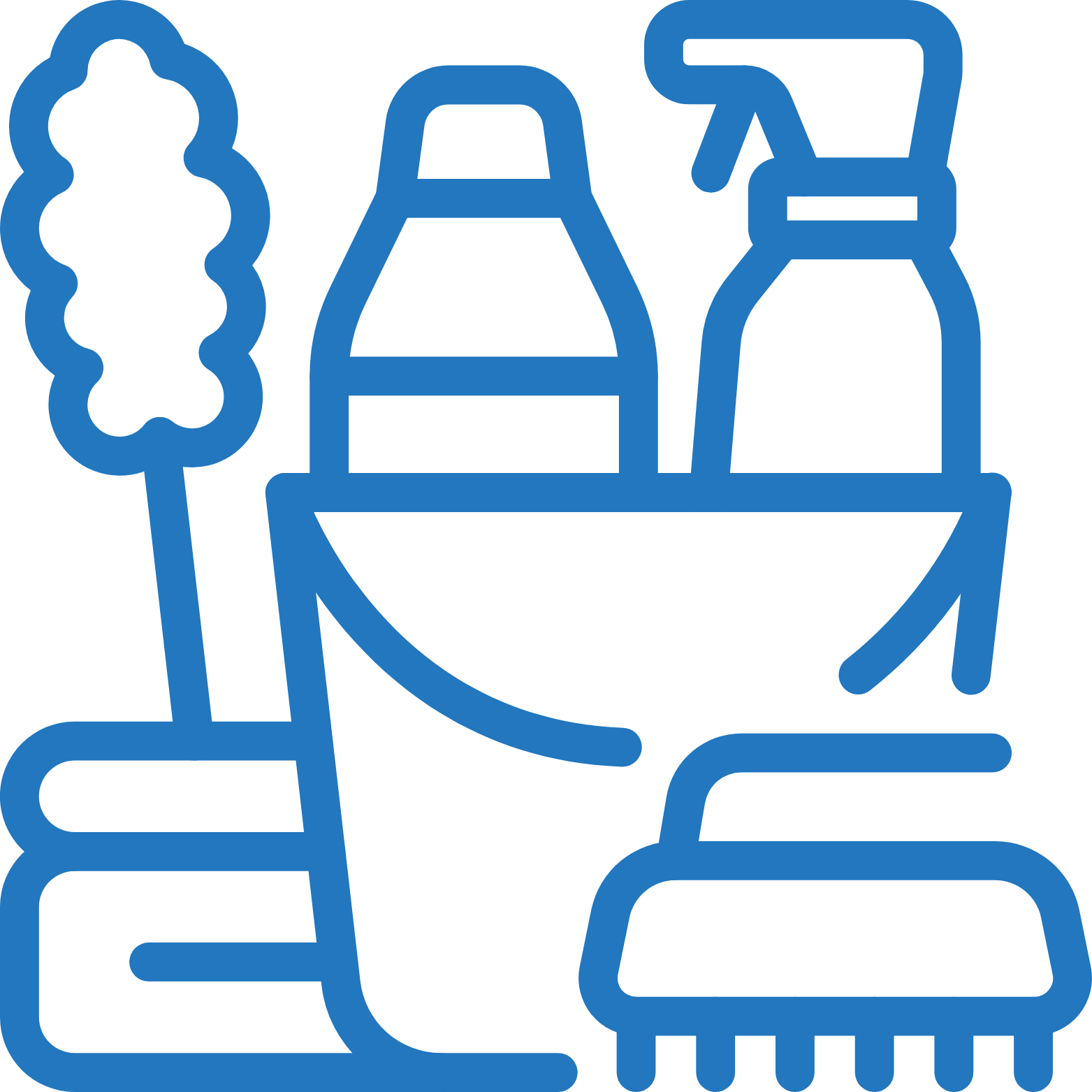 Contents cleaning icon