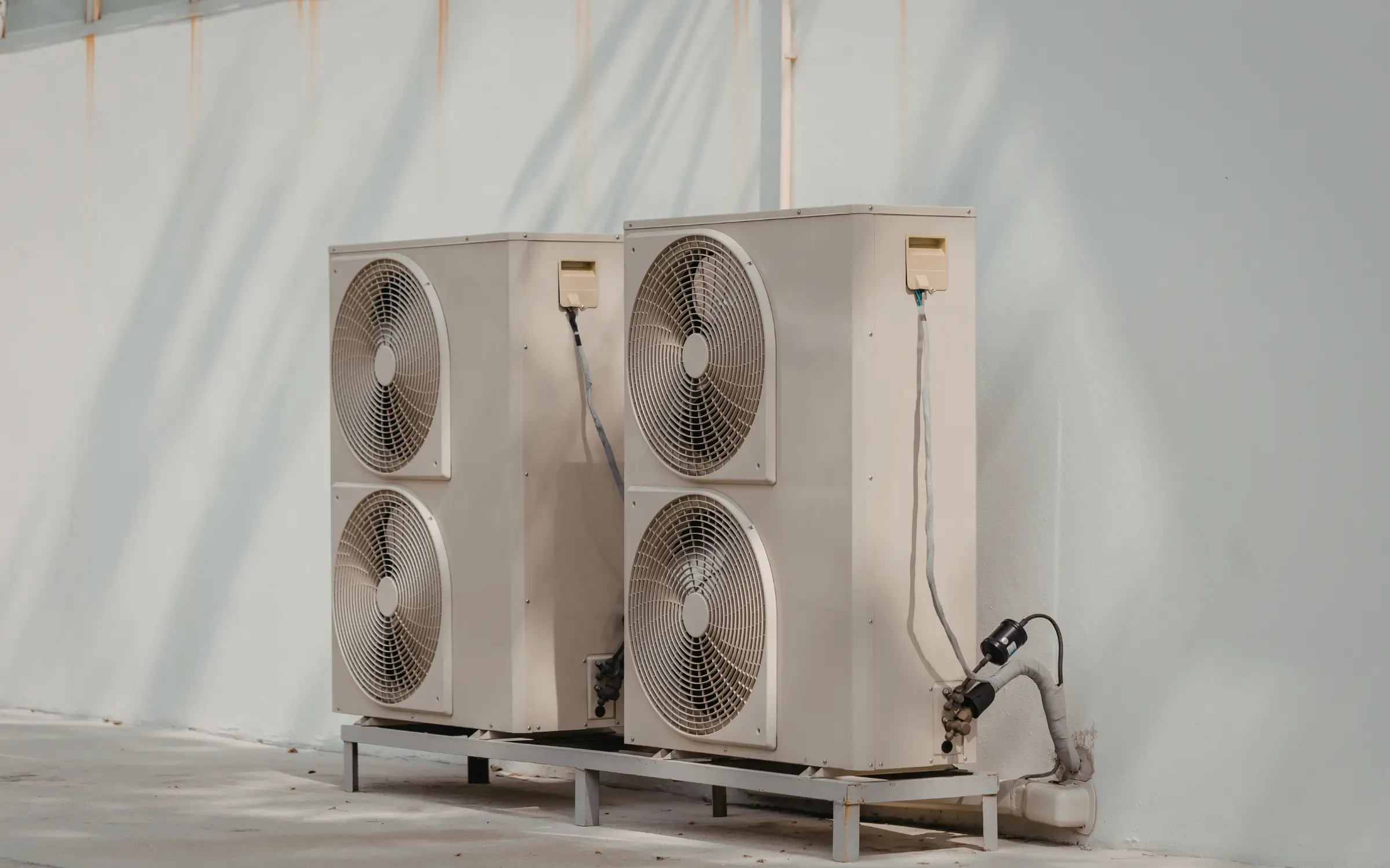 An old HVAC system representing HVAC mold removal in Maryland