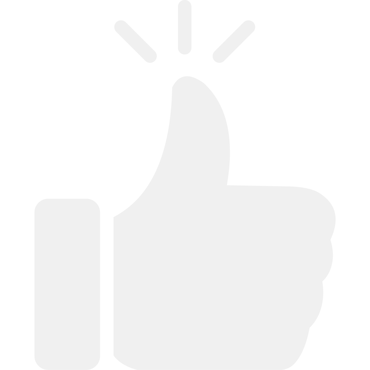An icon of a thumbs up, representing happy fire damage restoration homeowners in Maryland