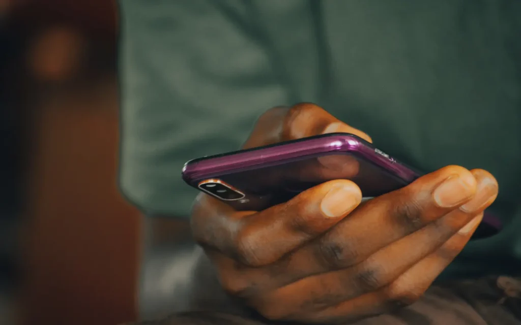 Photo-documentation-for-insurance An image of someone taking a picture of water damage with their phone